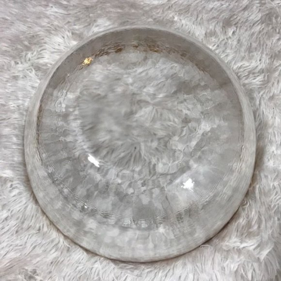 (Set of 2) 10 Strawberry Street Gold Rimmed Wavy Glass XL Bowls Made in Germany - Picture 7 of 11